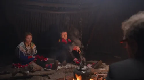 Sami man and woman